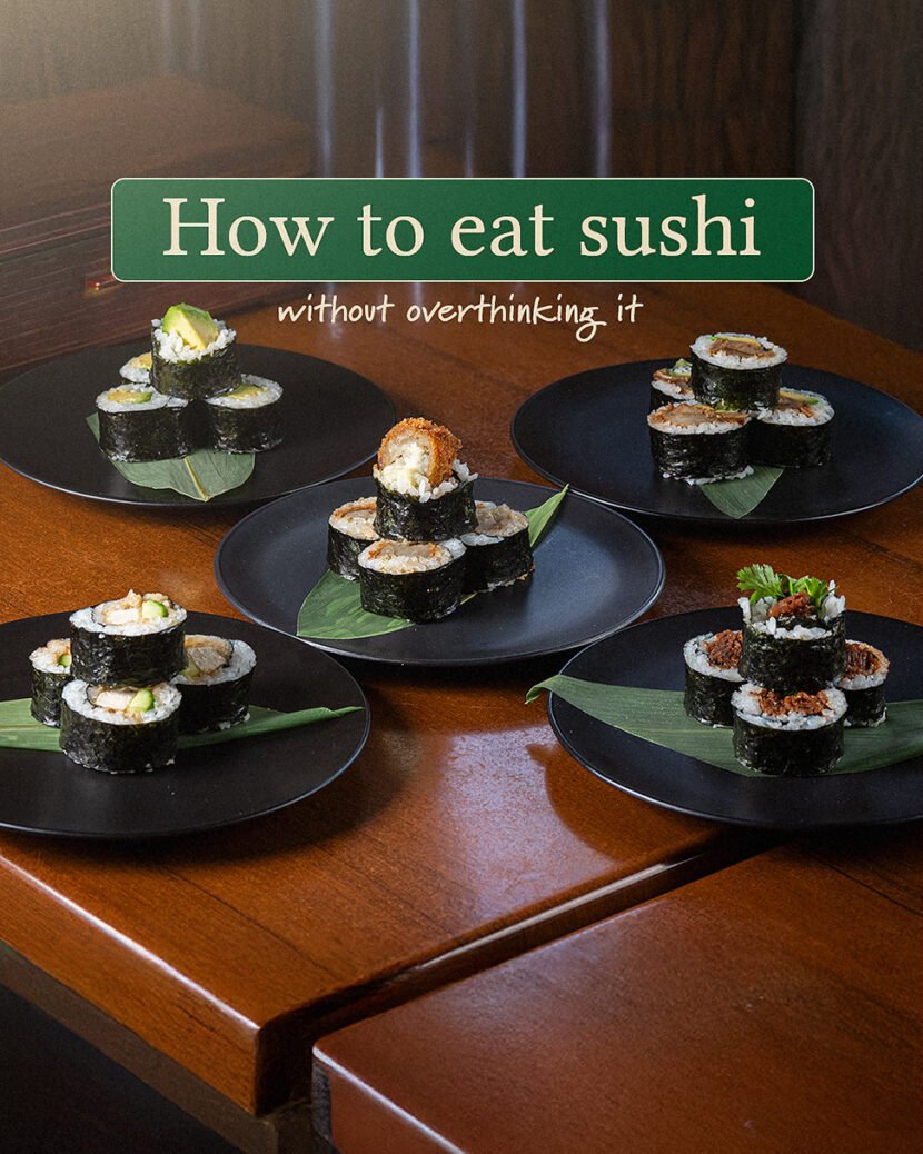 How to eat sushi without overthinking it